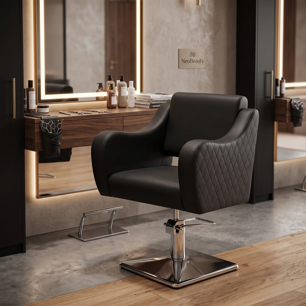 Silla de corte peluquería Frida NeoBeauty - Comodidad y estilo
