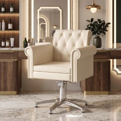 Hairdressing Chair West - Customizable Fire-Retardant Upholstery | Decovera