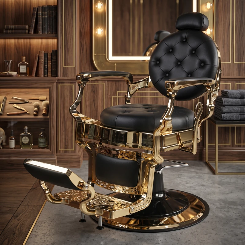 Chaise de Barbier Perfido Gold Vintage Fersan