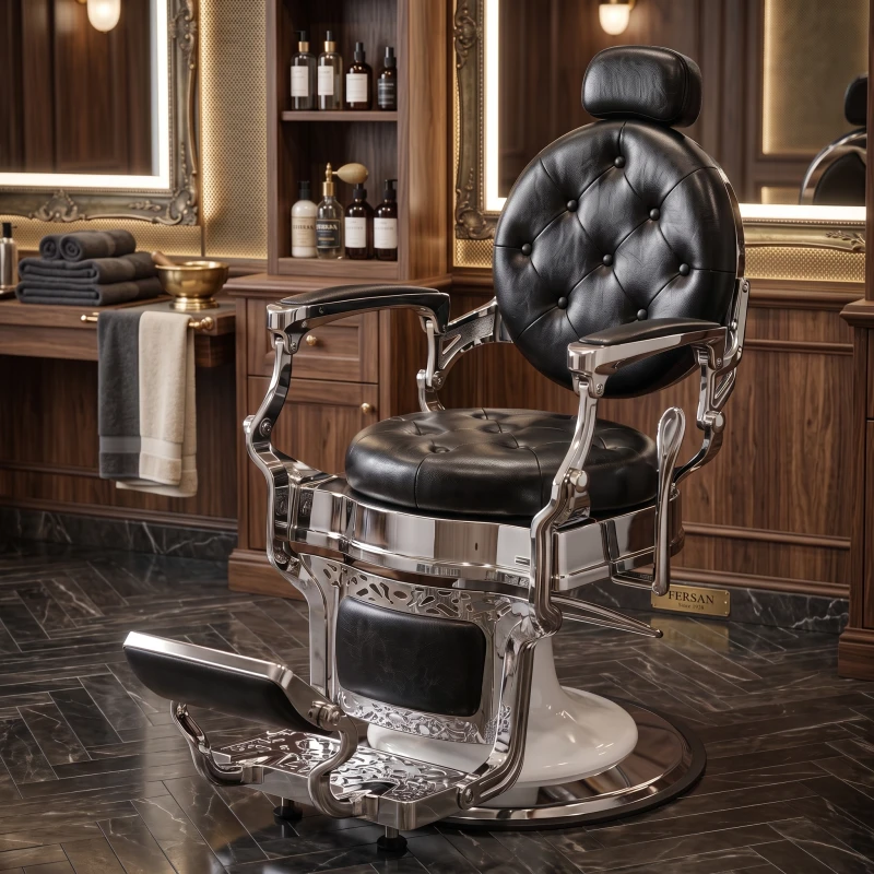 Chaise de barbier Perfido Chrome vintage Fersan