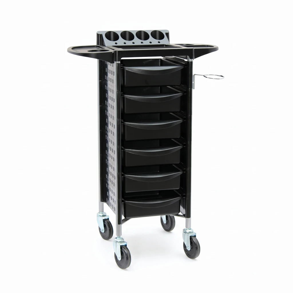 Carrito de peluquería MUDI KEEP con 6 cajones