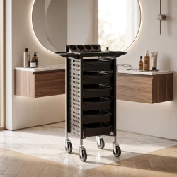 MUDI KEEP hairdressing trolley with 6 drawers