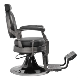Fauteuil de barbier Weelko LARRY BRUSH vintage noir