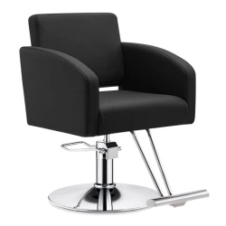 Mattia Black Hydraulic Styling Chair by PostQuam