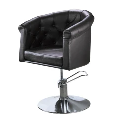 Poltrona da taglio PostQuam Round Dot Black