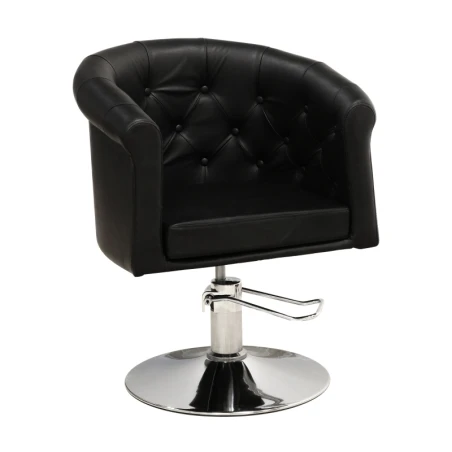 Poltrona da taglio PostQuam Round Dot Black