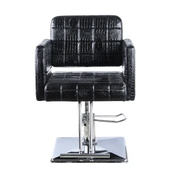 PostQuam Padded Basic Black Hairdressing Chair