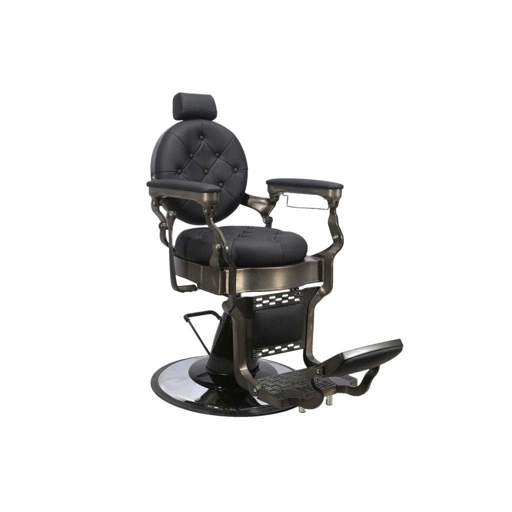Sillón barbero Olympo negro PostQuam