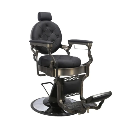 Sillón barbero Olympo negro PostQuam