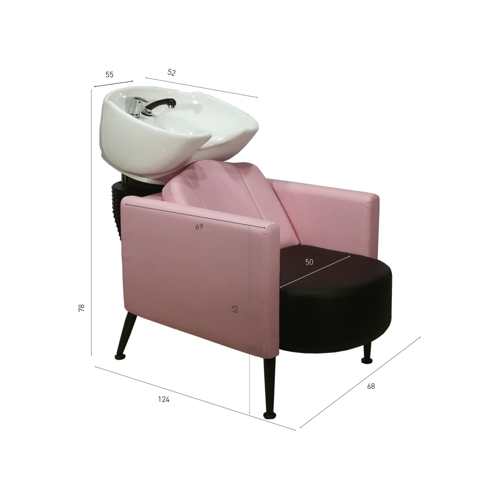 Lavacabezas fijo Fusion Pink rosa PostQuam