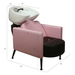 Lavacabezas fijo Fusion Pink rosa PostQuam