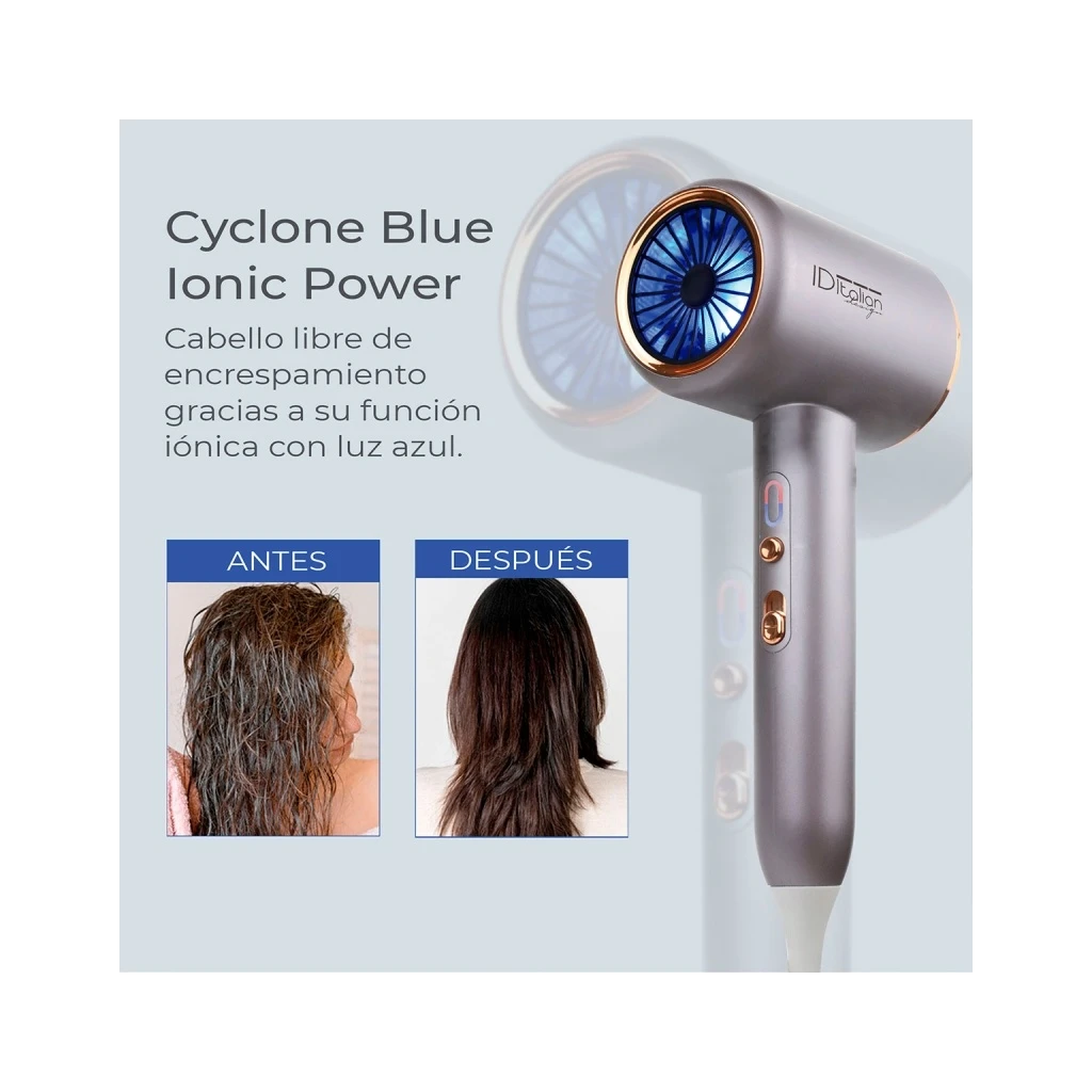 Secador profesional PostQuam Cyclone Blue Ionic Power