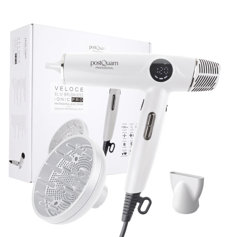 PostQuam Veloce Slim BLDC Ionic Pro 110 Professional Hair Dryer
