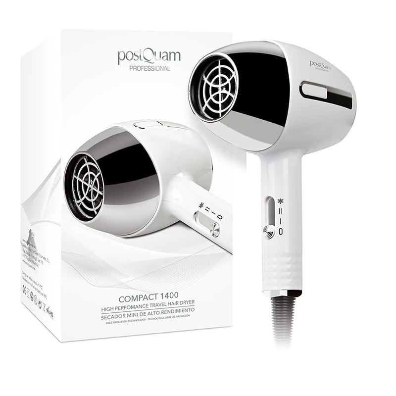 Sèche-cheveux PostQuam Air Compact sans rayonnement 1400 W