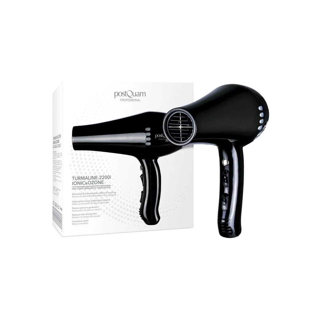 Secador profesional PostQuam Tourmaline 2200i Ionic & Ozone