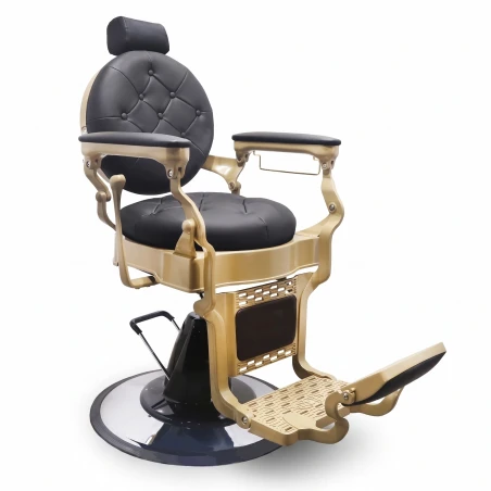 PostQuam Zenit Black Hydraulic Barber Chair