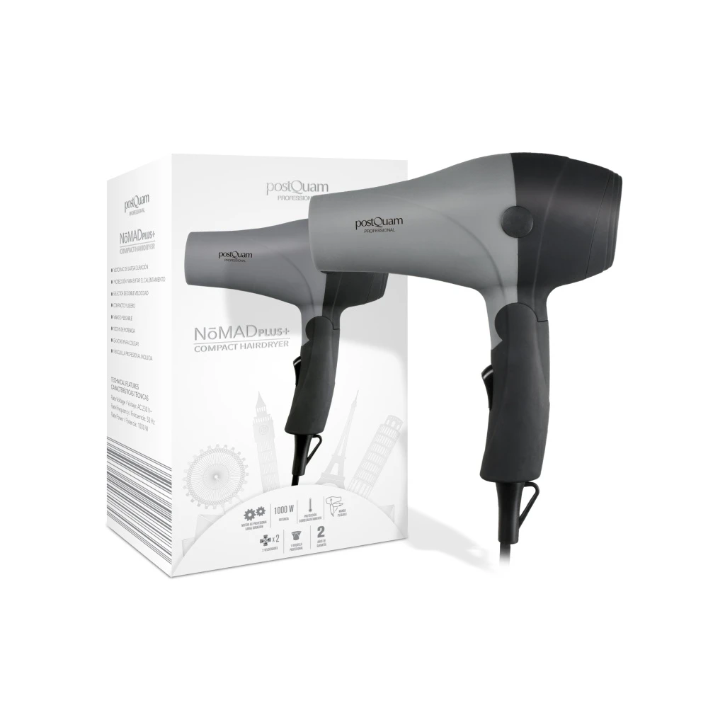 PostQuam Nomad Plus secador compacto de viaje plegable