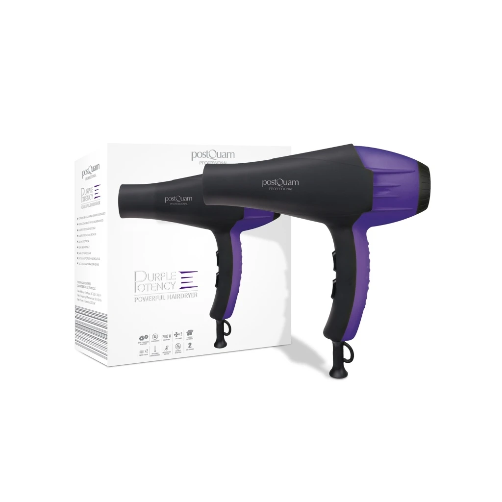 Secador de mano PostQuam Purple Potency
