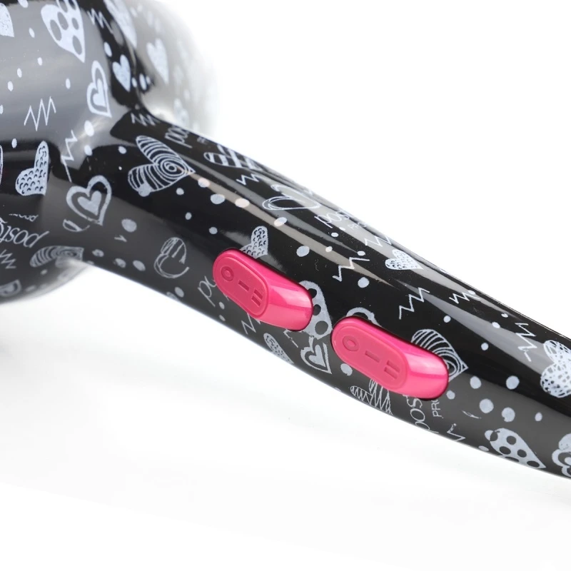 PostQuam Fashion Hearts 2,400 W Hair Dryer
