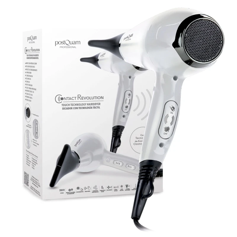 PostQuam Contact Revolution, sèche-cheveux avec capteur tactile