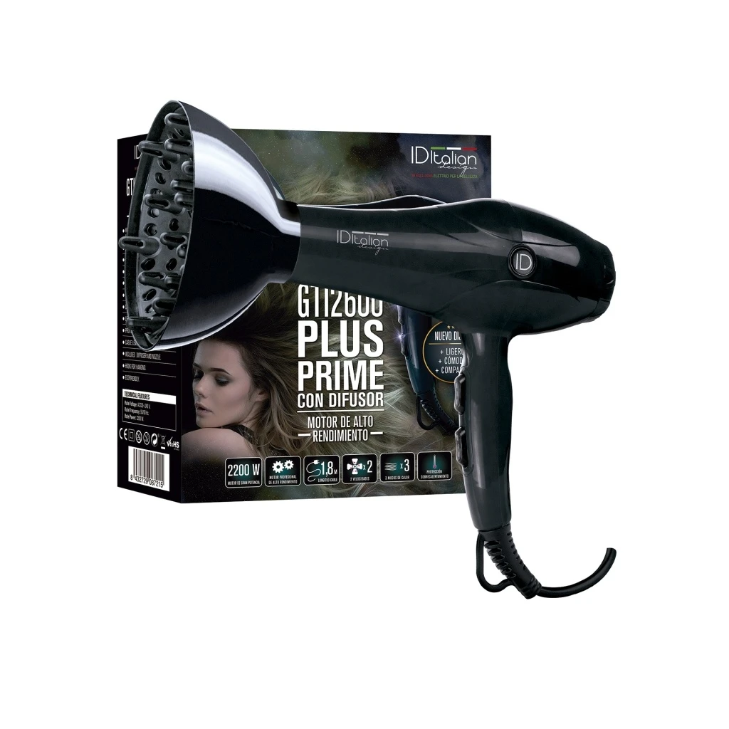 Secador GTI 2600 Plus Prime con Difusor ID Italian Design