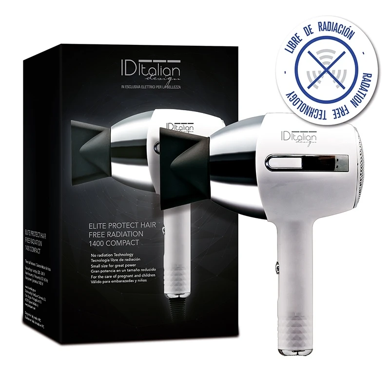 Sèche-cheveux Elite Compact Protect Hair 1400 W ID Italian Design