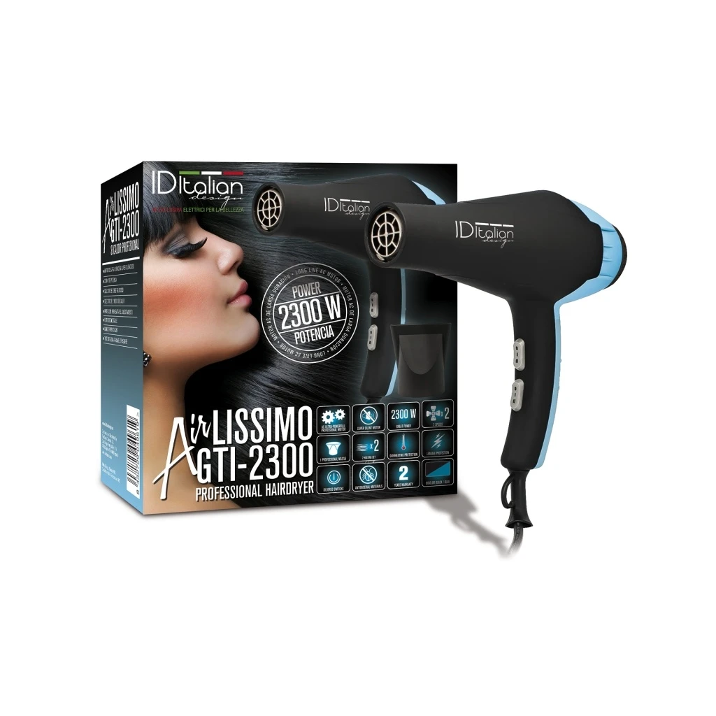 Secador GTI 2300 Airlissimo Azul 2300 W ID Italian Design