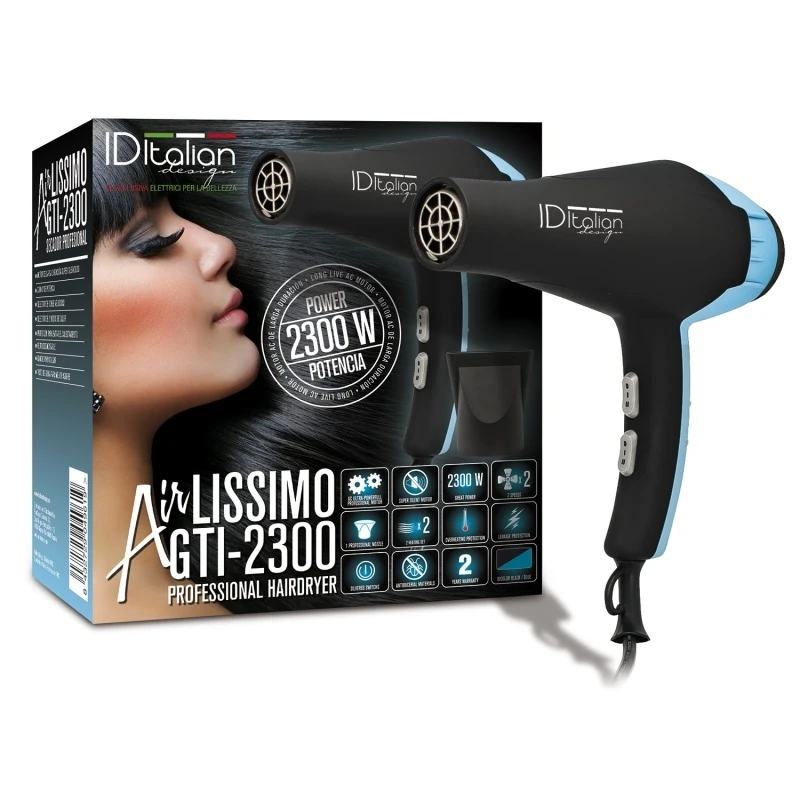 Secador GTI 2300 Airlissimo Azul 2300 W ID Italian Design