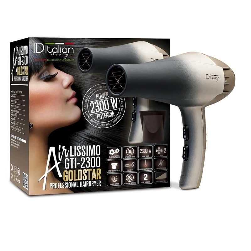 Sèche-cheveux professionnel GTI 2300 Airlissimo Gold Star 2300 W