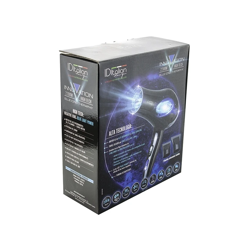 ID Italian Design Innovation 2400W Blue Ions Therapy Hair Dryer