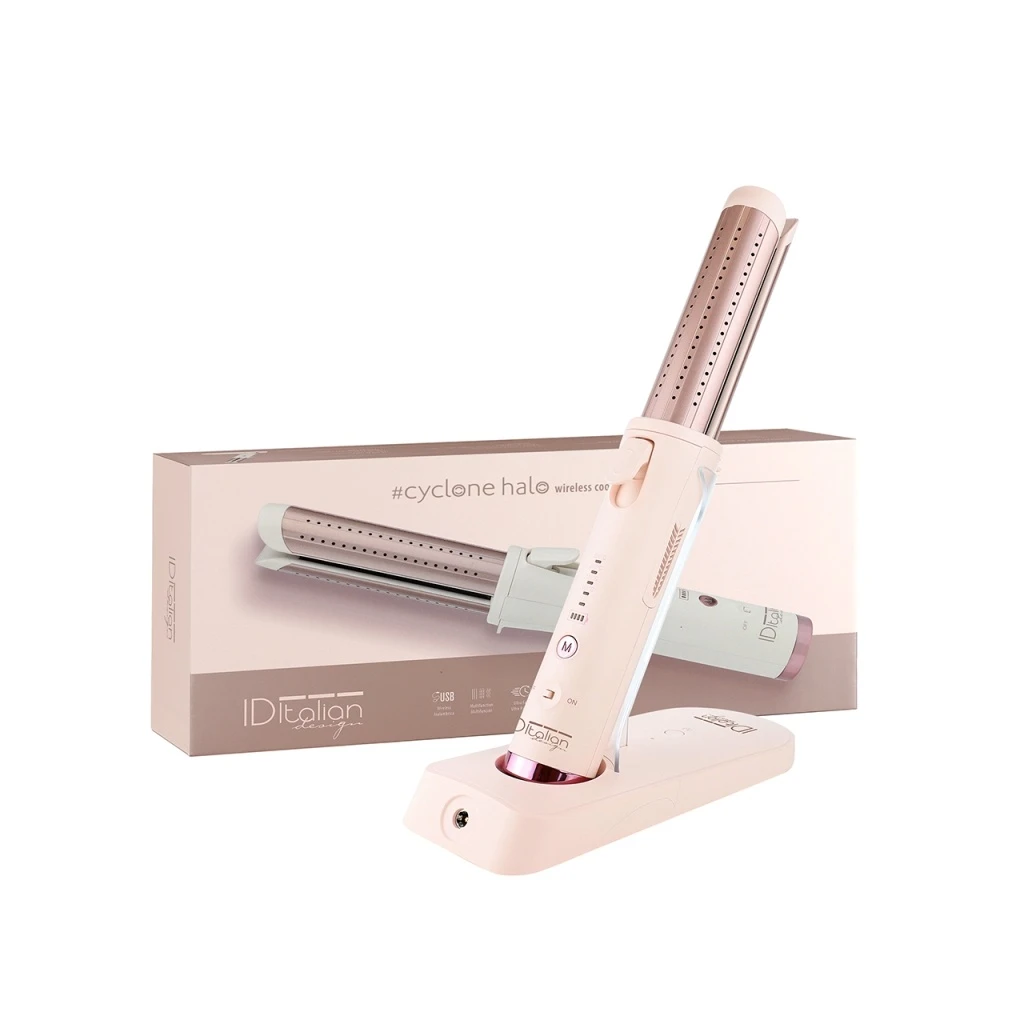Moldeador profesional ID Italian Design Cyclone Halo Wireless 3 en 1