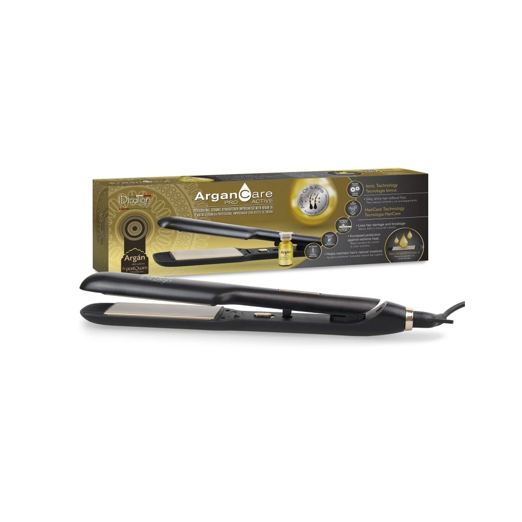 Plancha profesional ID Italian Design ArganCare con aceite de argán
