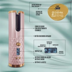 Modelador automático sem fios Wireless Diamond Curl