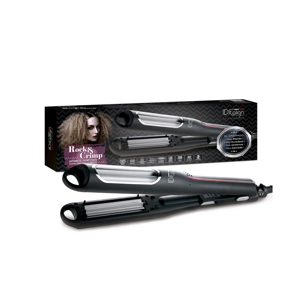 Plancha crimpadora automática Crimping Hair Iron ID Italian Design