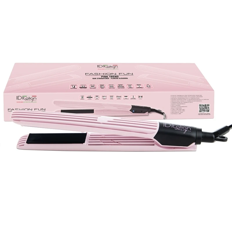 Piastra per capelli Fashion Fun Pink Trend ID Italian Design