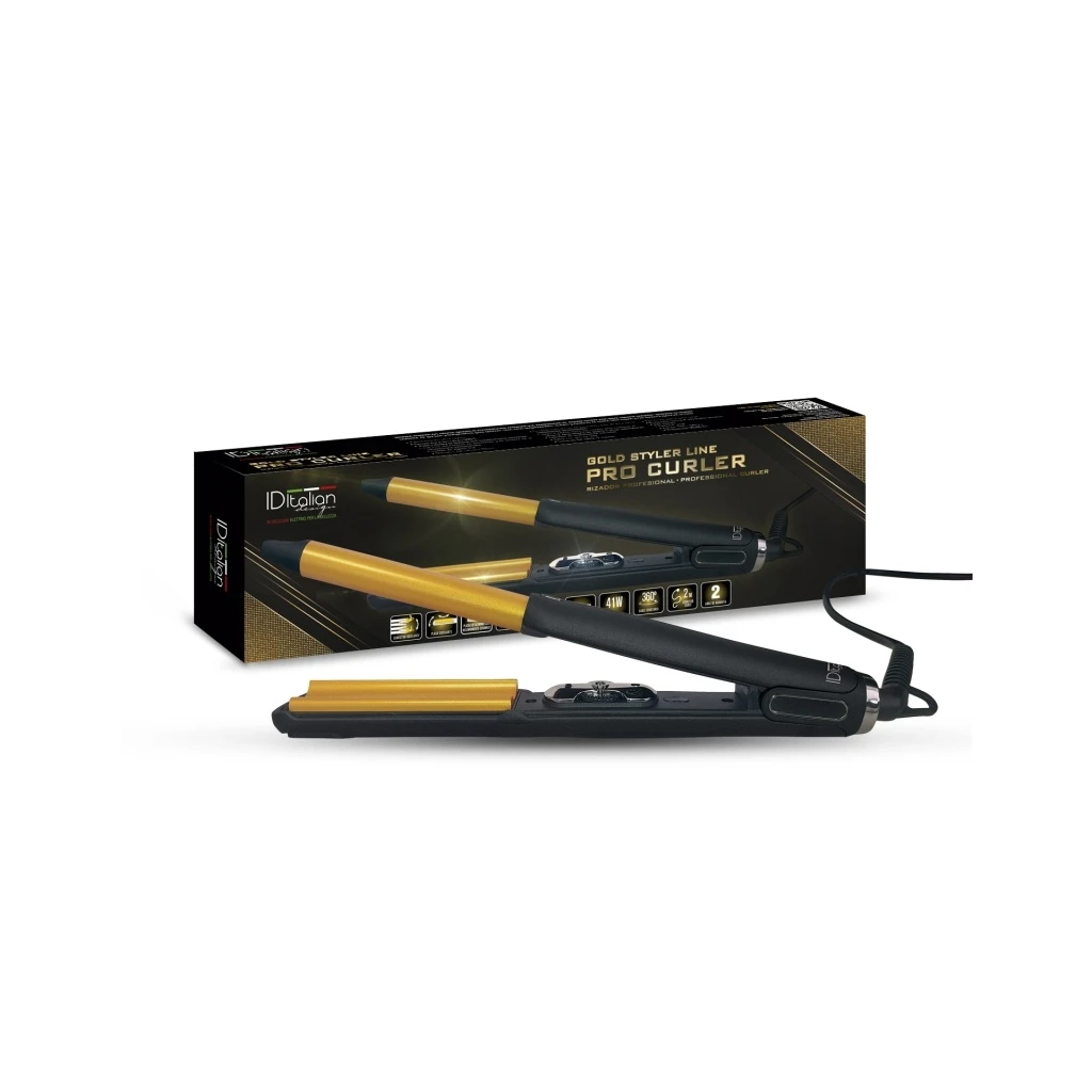 Tenacilla Gold Styler Pro Curler ID Italian Design