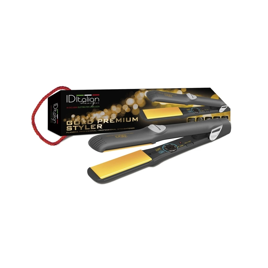 Plancha de pelo ID Italian Design Gold Premium Styler ID Gold