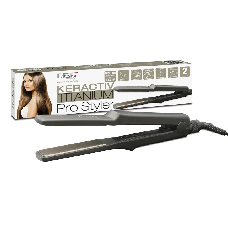 ID Italian Design Keractiv Pro Styler Haarglätter | Titan