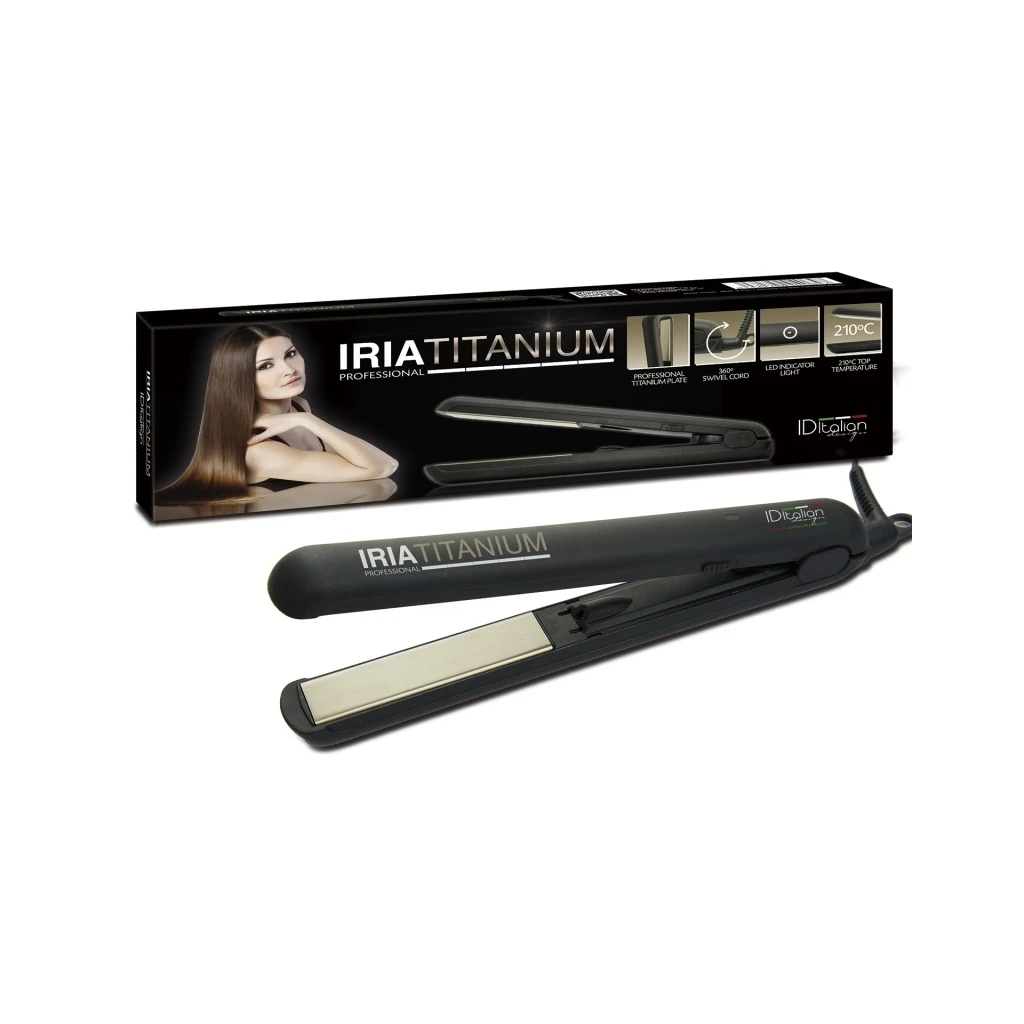 Plancha de pelo Professional Iria Titanium ID Italian Design