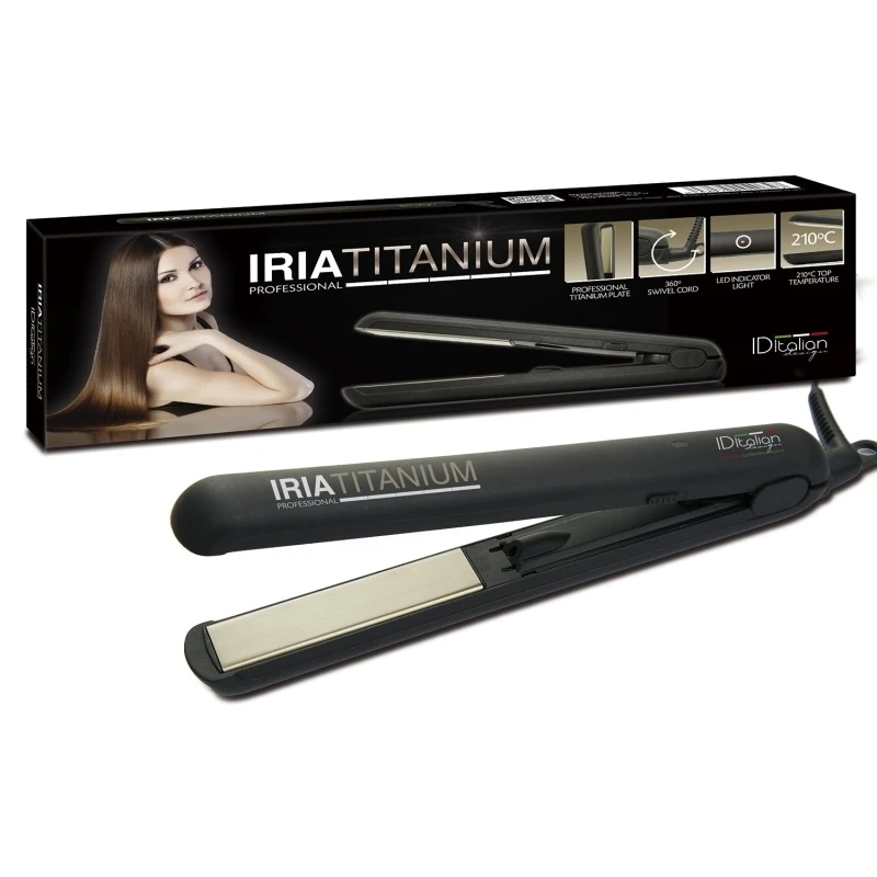 Piastra professionale per capelli Iria Titanium ID Italian Design