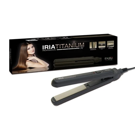 Piastra da viaggio Professional Iria Titanium XS con piastre in titanio