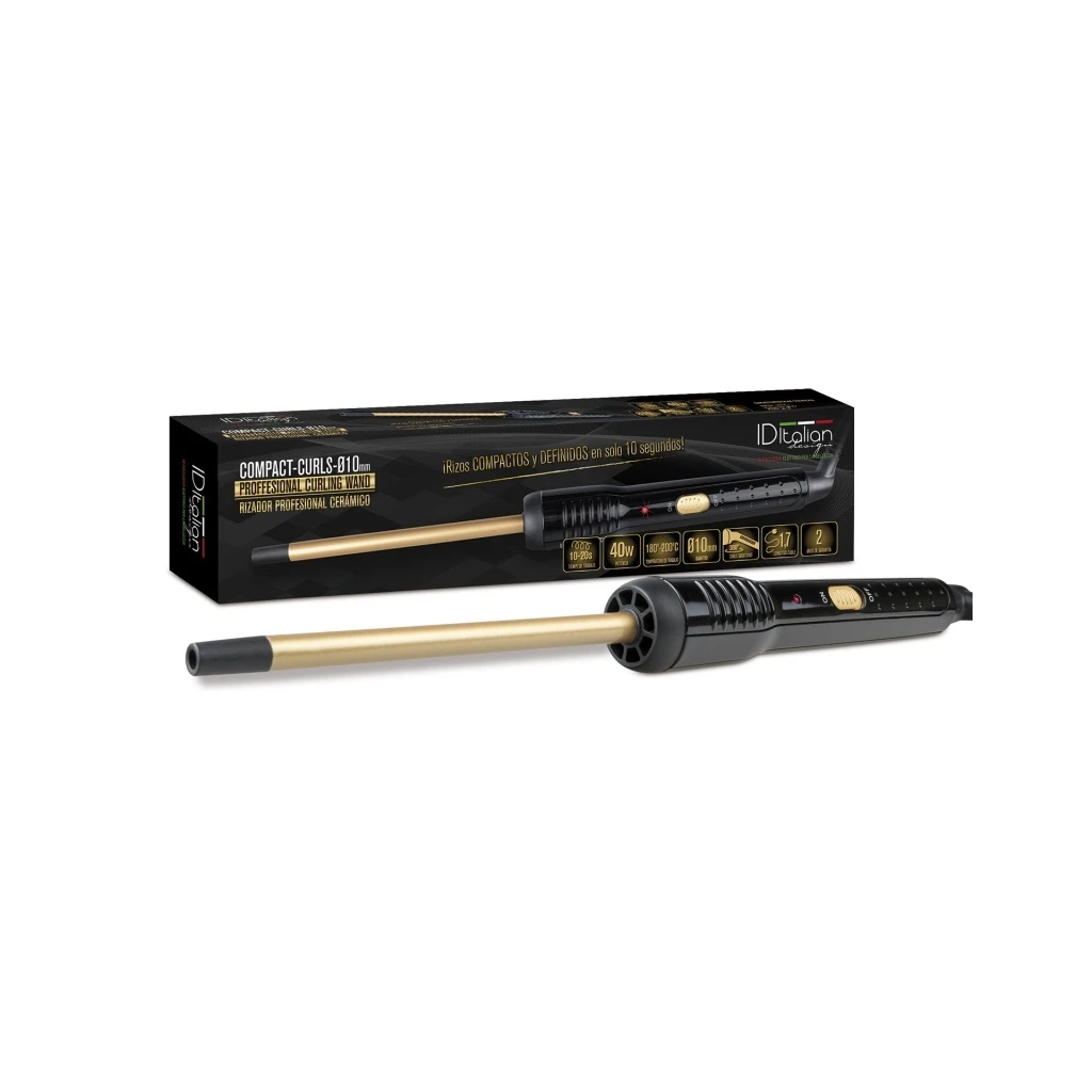 Tenacilla ultrafina Compact Curls 10 mm ID Italian Design