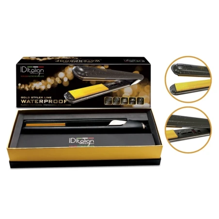 Plancha de pelo ID Italian Design Gold Styler Waterproof ID Gold