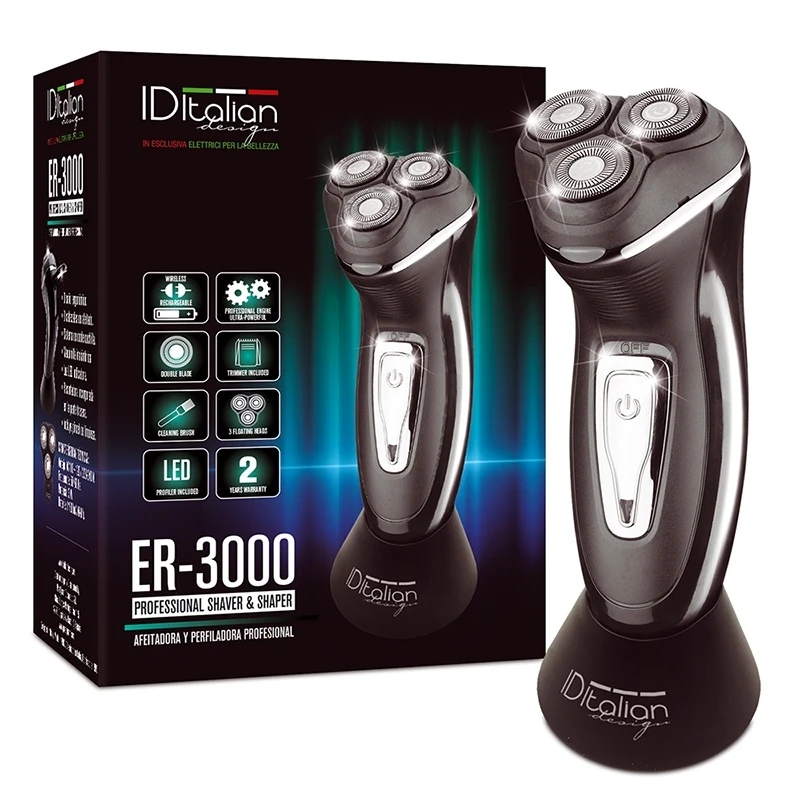 ID Italian Design ER 3000 Rasoio e Regolabarba Professionale