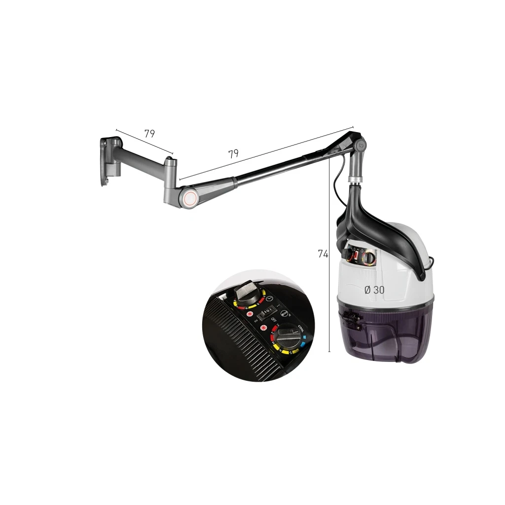 Secador de casco de pared Venecia Excellens 3200 A ID Italian Design