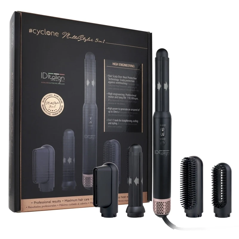 ID Italian Design Cyclone Multi Styler 5 in 1 Multistyler Hair Dryer