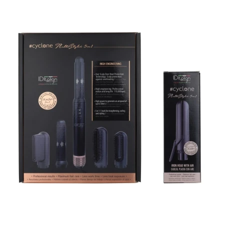 ID Italian Design Cyclone Multi Styler 5 in 1 mit Luftglätter