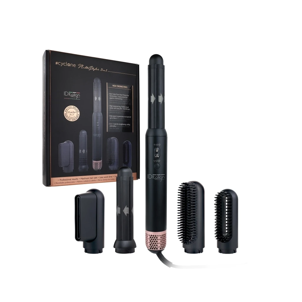 Pack ID Italian Design Cyclone Multi Styler 5 en 1 con plancha de aire
