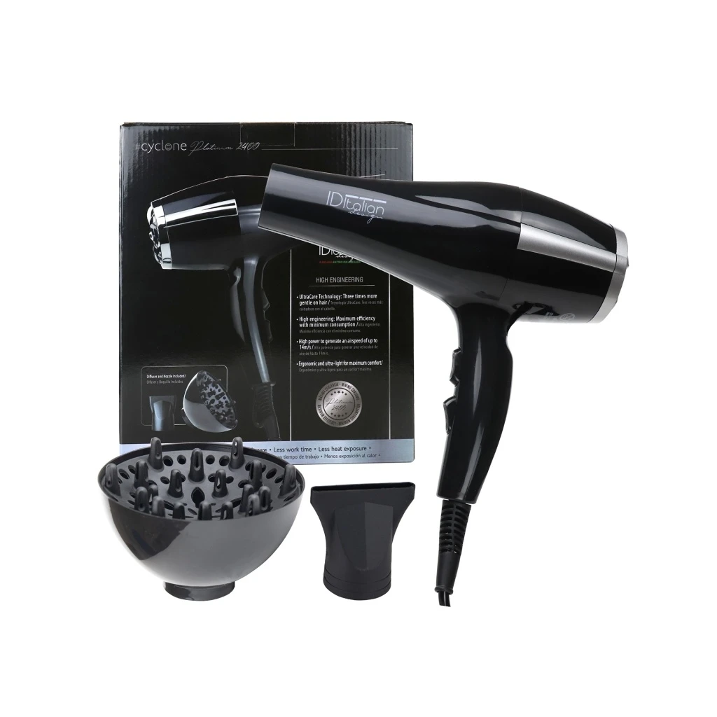 Secador profesional ID Italian Design Cyclone Platinum 2400 W