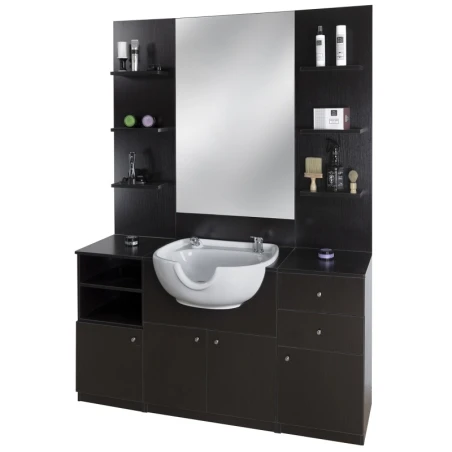 Postazione da barbiere con lavacapelli ID Italian Design